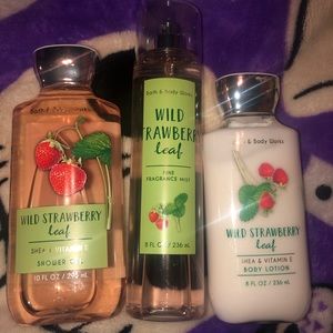 BBW Set wild strawberry leaf